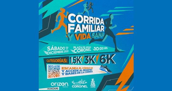 Invitan A Participar En La Corrida Familiar Y Vida Sana De Coronel 