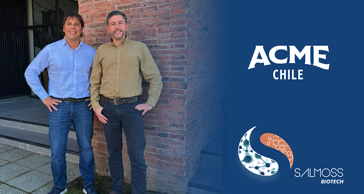 ACME Chile y Salmoss Biotech sellan alianza para desarrollar biomateriales desde subproductos del salmón 