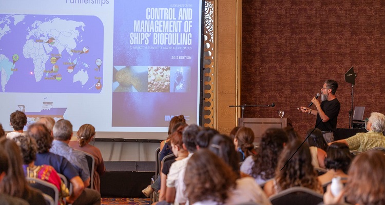 Bioseguridad marina y especies invasoras en contexto de cambio climático centraron exposición en congreso internacional