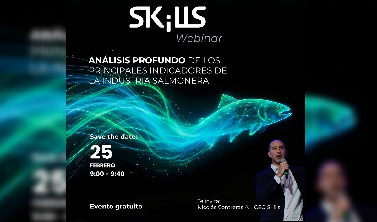 Lanzan “Skills Webinars”, encuentros online sobre análisis de datos en la industria salmonera