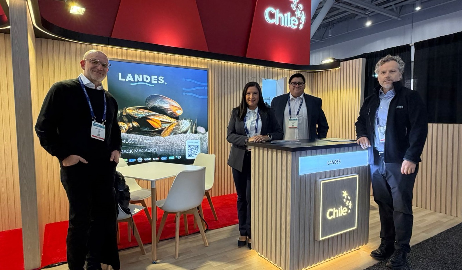 Landes fortalece presencia en mercados de EE.UU., Europa y Asia en feria internacional en Boston