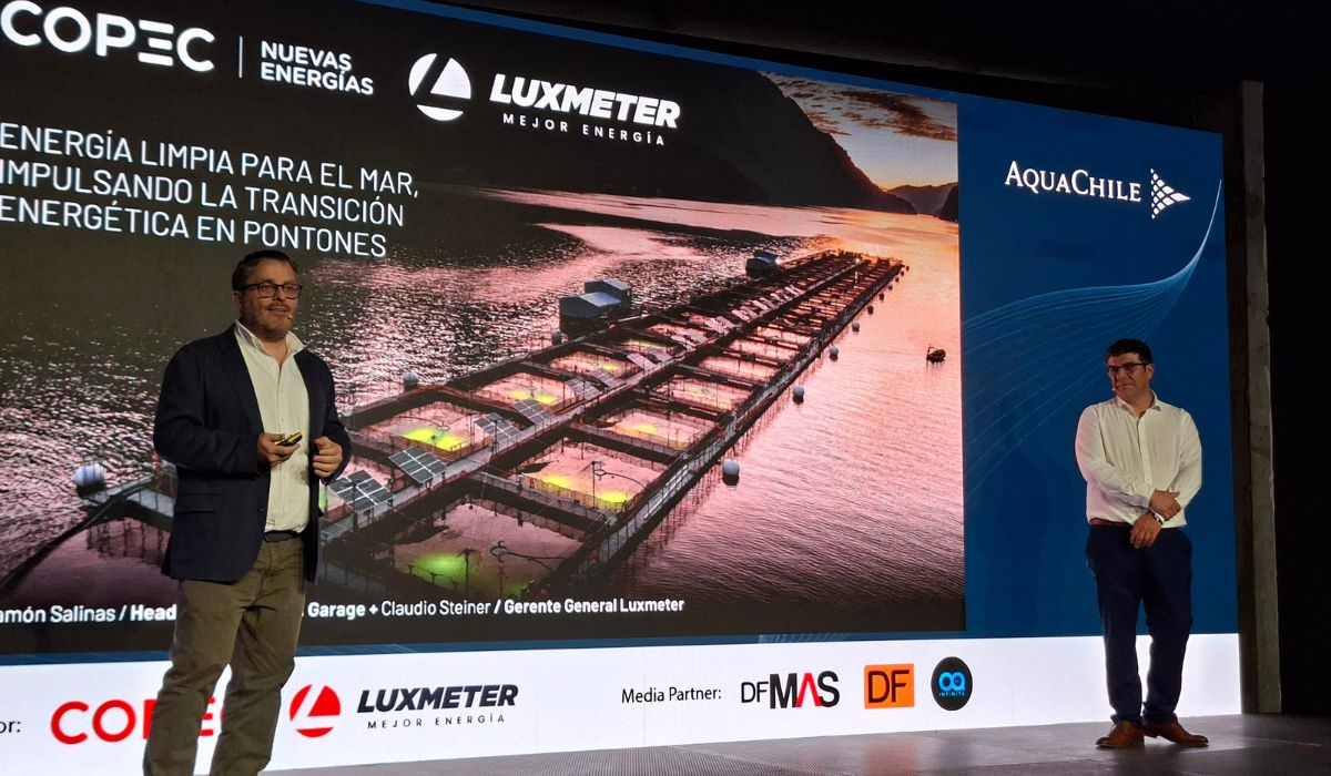 LuxMeter Energy destaca en Salmon MAS Pitch con soluciones solares para acuicultura junto a Copec