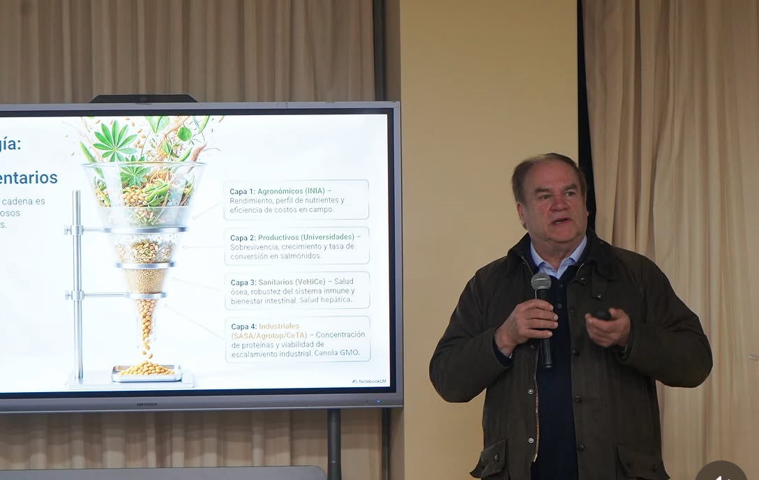 Summit Acuícola 2026: PTEC-INVA realzó el potencial de insumos vegetales para fortalecer competitividad de la salmonicultura