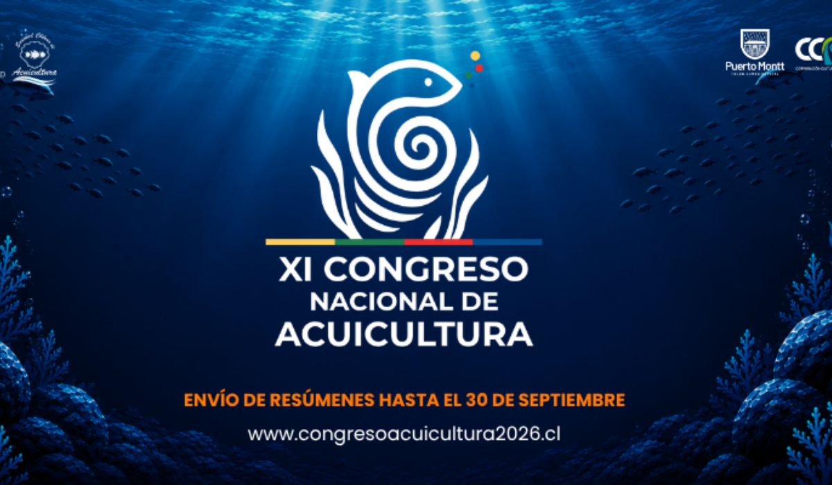 Congreso Nacional de Acuicultura cierra envío de trabajos e inscripción temprana el 30 de septiembre