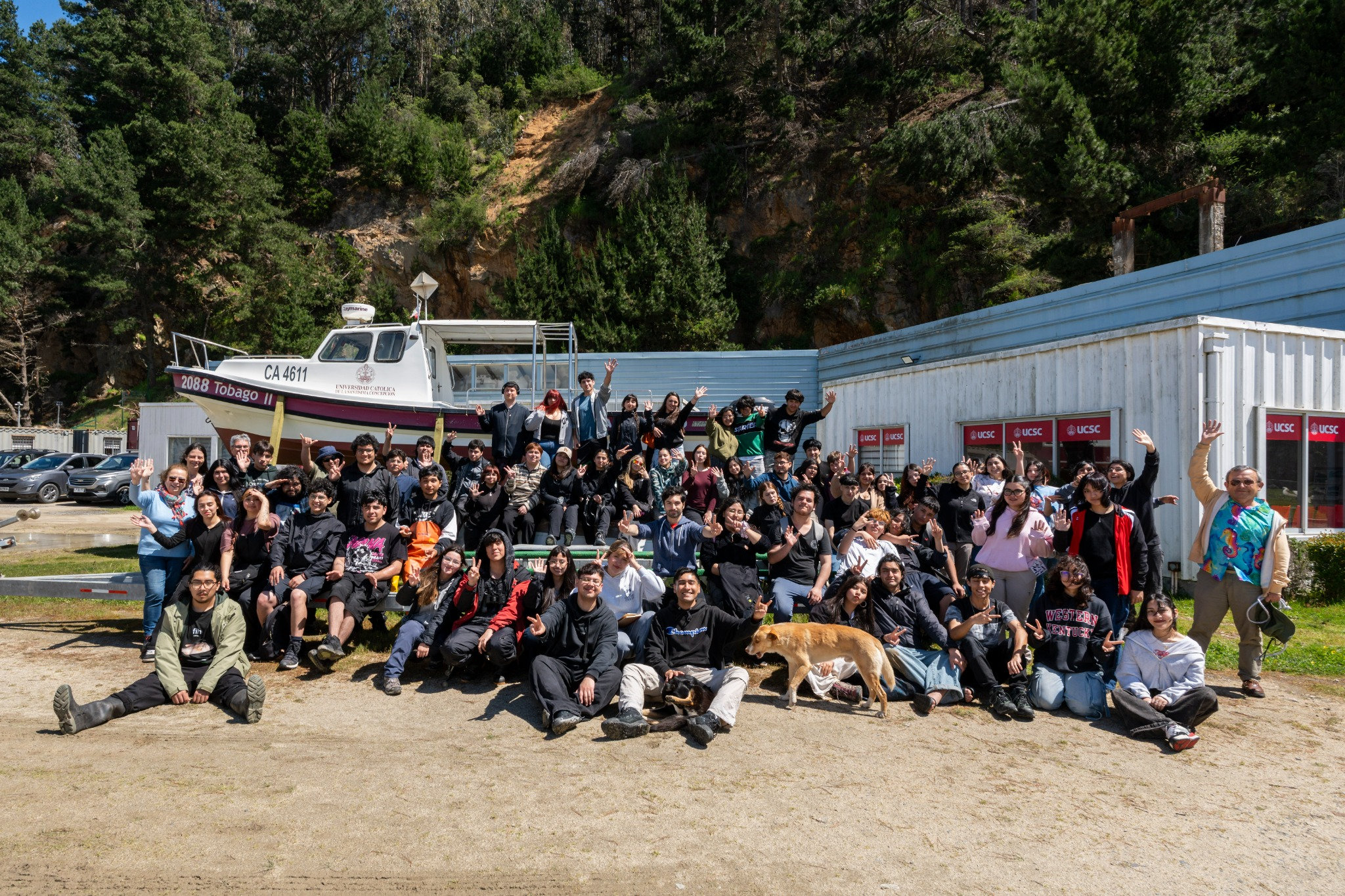 Estudiantes de Biología Marina UCSC visitan Estación Costera en Lenga
